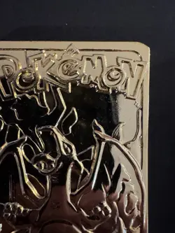 1999 Burger King Pokemon Charizard #06 23K Gold Plated Card w/ Case & COA - Image 5