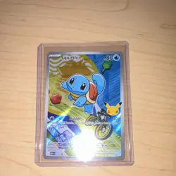 Pokemon Squirtle Promo Holo Card Bubble 80 HP Ace Grading #039 - Image 1