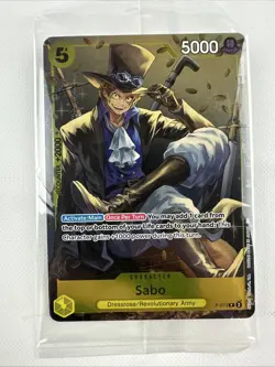 Sabo P-073 One Piece Promo Card Foil Sealed Tin Pack Vol.2 English - Image 1