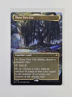 Three Tree City (Borderless) (0338) Bloomburrow Regular - Image 1