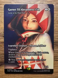 Magic MTG Final Fantasy Garnet Til Alexandros 17th #24 NON-FOIL Through The Ages - Image 1