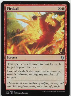 Fireball FOIL Uncommon Commander Legends: BBG LP MTG - Image 1