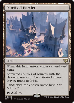 MTG Petrified Hamlet Rare Secrets of Strixhaven #259 NM - Image 1