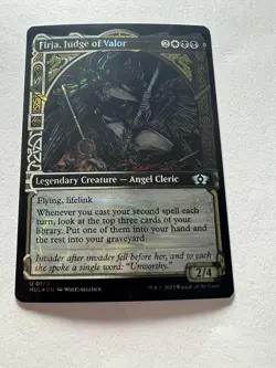 Firja, Judge of Valor *HALO FOIL* (#170) Multiverse Legends MTG NM/MT MOM - Image 1