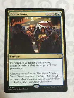 D509 MTG MAGIC MURDERS AT KARLOV MANOR DOPPELGANG #0198 RARE NM - Image 1