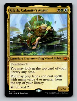 Glarb, Calamity's Augur M Bloomburrow 215 NM - Image 1