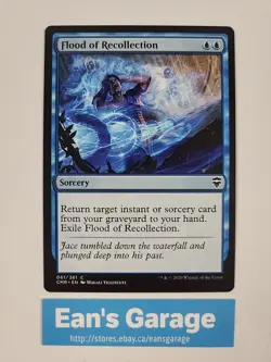 Magic The Gathering Flood of Recollection 061/361 CMR Commander Legends MN - Image 1