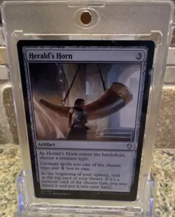 Magic: The Gathering Herald's Horn 053/309 Commander 2017 Artifact Uncommon Eng… - Image 1