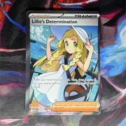 Pokemon Lillie's Determination 169/132 Me01: Mega Evolution Holo Ultra Rare - Image 1