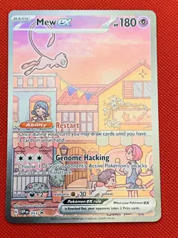 Mew ex 053 - Pokemon Scarlet & Violet Black Star Promo NM - Image 1