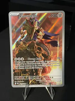Zamazenta 201/182 Pokemon Destined Rivals Illustration Rare NM - Image 1