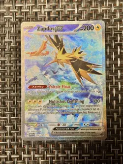 Zapdos ex 202/165 Sv: Scarlet & Violet Pokemon 151 SIR Special Illustration Rare - Image 2