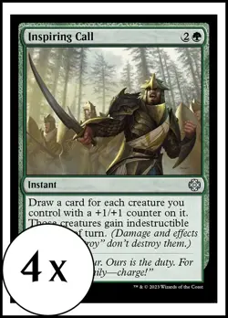MTG - 4 x Inspiring Call - Playset 4x x4 - Lost Caverns of Ixalan - Image 1