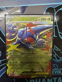 Pokemon TCG 004/094 Mega Heracross EX Ultra Rare - Image 1
