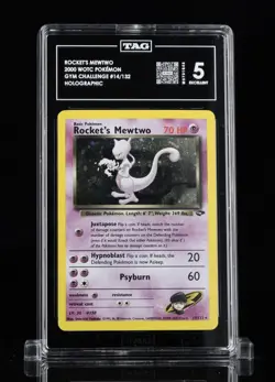 Pokemon Team Rocket’s Mewtwo Gym Challenge WOTC 14/132 - TAG 5 - Image 1