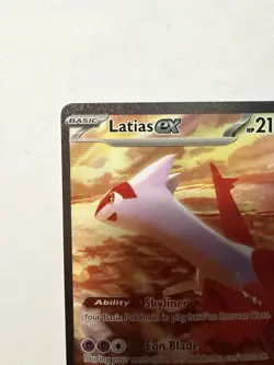 Pokemon Latias ex 239/191 Sv08 Surging Sparks Special Illustration Rare Holo - Image 2