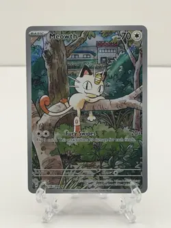 🔥Pokemon TCG-Meowth-106/094-Me02: Phantasmal Flames-Holo-M/NM!🔥 - Image 1