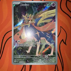 Pokemon TCG Zacian 100/94 ME02: Phantasmal Flames Illustration Rare Near Mint - Image 1