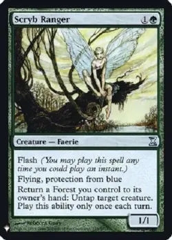 MTG magic 1x Scryb Ranger (M/NM) The List Reprints - Image 1