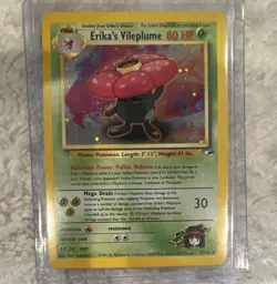 Pokemon Erika's Vileplume 80 HP Gym Challenge 5/132 Rare Holo Stage 2 2000 - Image 1