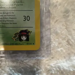 Pokemon Erika's Vileplume 80 HP Gym Challenge 5/132 Rare Holo Stage 2 2000 - Image 2