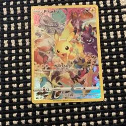 Pokemon TCG Pikachu Secret Rare Full Art Holo 70 HP Crown Zenith 160/159 - Image 1
