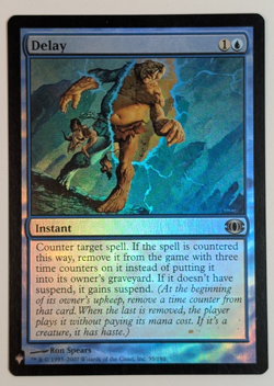 MTG - 1x Delay - Mystery Booster Retail Foil - NM - Rare - Magic The Gathering - Image 1