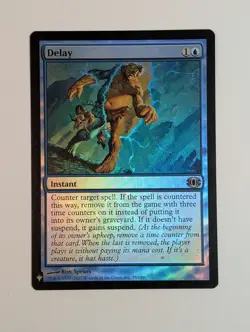 MTG - 1x Delay - Mystery Booster Retail Foil - NM - Rare - Magic The Gathering - Image 4