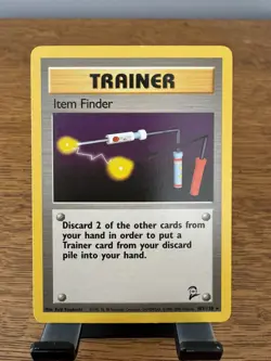 Pokemon TCG - Item Finder || Trainer || 103/130 || Rare || Base Set 2 || NM - Image 1