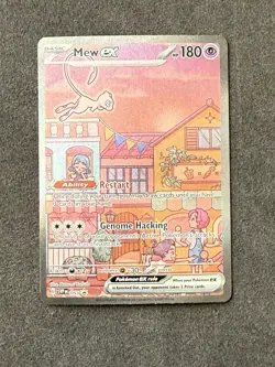 Mew ex SVP053 Pokemon TCG Scarlet & Violet Promo Holo Full Art NM - Image 1
