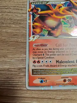2009 Pokemon Black Star Promo DP45 Charizard G LV.X Holo - Image 5