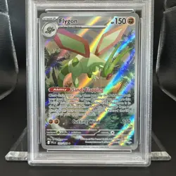 2025 Pokemon Phantasmal Flames Flygon #101 IR EN Graded PSA 9 - Image 3