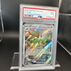 2025 Pokemon Phantasmal Flames Flygon #101 IR EN Graded PSA 9 - Image 4