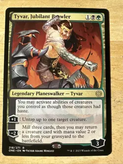Tyvar, Jubilant Brawler (Regular - Near Mint) MtG: All Will Be One [ONE #218] - Image 1