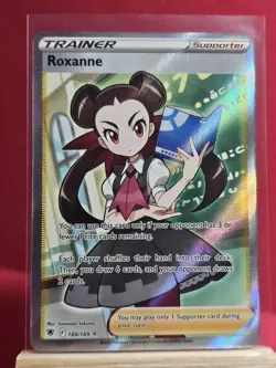 Roxanne 188/189 Pokemon Astral Radiance Full Art Trainer Near Mint - Image 1