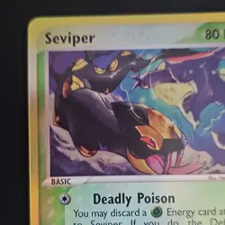 Pokemon Seviper 11/100 EX Sandstorm Holo Rare Reverse Holo 2003 - Image 2
