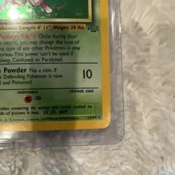Pokemon Venomoth 70 HP Jungle 13/64 Rare Holo Stage 1 1999 Wizards - Image 2
