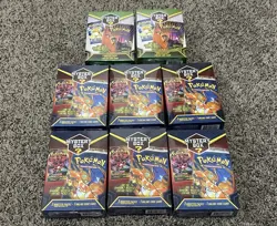 X8 2022 Pokemon Mystery Hanger Box 3 Booster Packs 728192536908 - Image 1
