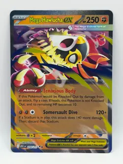Mega Hawlucha ex 116/217 Ascended Heroes NM Double Rare Holo Pokemon TCG - Image 1