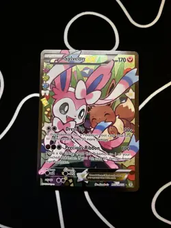 Sylveon EX-Pokemon Japanese Pokekyun Collection-Ungraded-Good Quality - Image 1