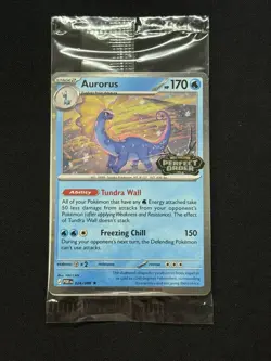 Aurorus 024/088 - Cosmo Holo - Pokemon Perfect Order Stamped Promo SEALED - Image 1