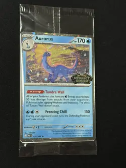 Aurorus 024/088 - Cosmo Holo - Pokemon Perfect Order Stamped Promo SEALED - Image 2