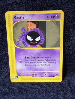 Pokemon Gastly Common Normal Expedition 2002 109/165 LP - Image 1