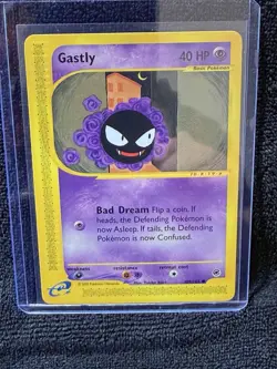 Pokemon Gastly Common Normal Expedition 2002 109/165 LP - Image 3