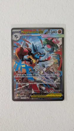 Mega Lucario ex 179/132 Special Illustration Rare Mega Evolution Pokemon NM - Image 1