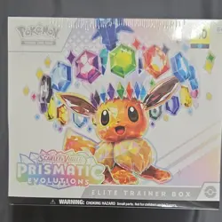 Pokemon Prismatic Evolutions Elite Trainer Box Exclusive Eevee Booster Set - Image 1