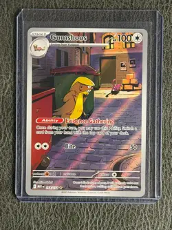 Gumshoos 153/132 IR Pokemon TCG ME01: Mega Evolution - Near mint - Image 1