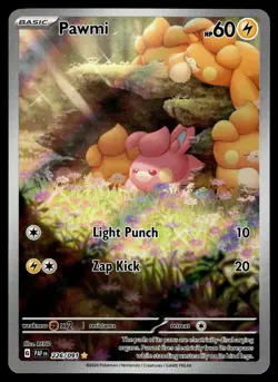 Pawmi Illustration Rare 226/091 SV: Paldean Fates Pokemon - Image 1