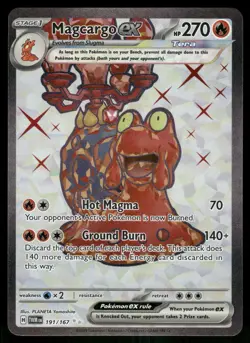 Magcargo ex 191/167 SV06: Twilight Masquerade Pokemon - Image 1