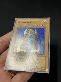 Yugioh: Mystical Elf - LOB-062 - Super Rare - 1st Edition Glossy - Image 4